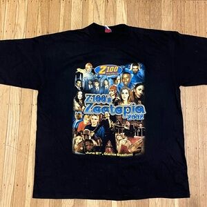 Vintage XL 2002 Z100 zootopia front & back t shirt
